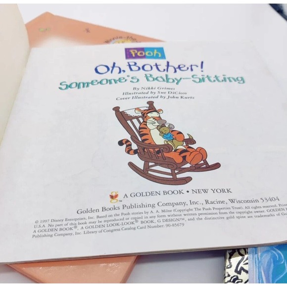 Winnie The Pooh Book Lot 4 Books Tigger Easy to Read Treasury Oh Bother Grand Ad - Picture 9 of 13